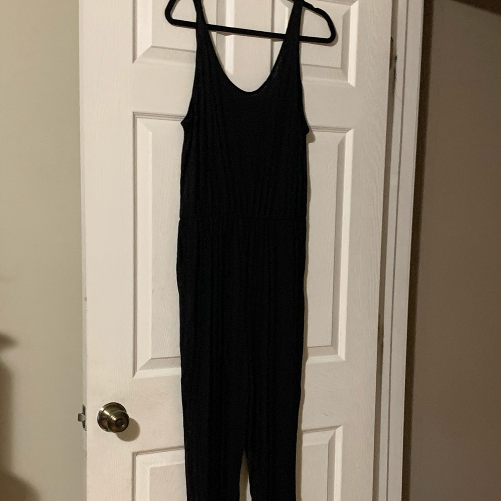 Black pantsuit
